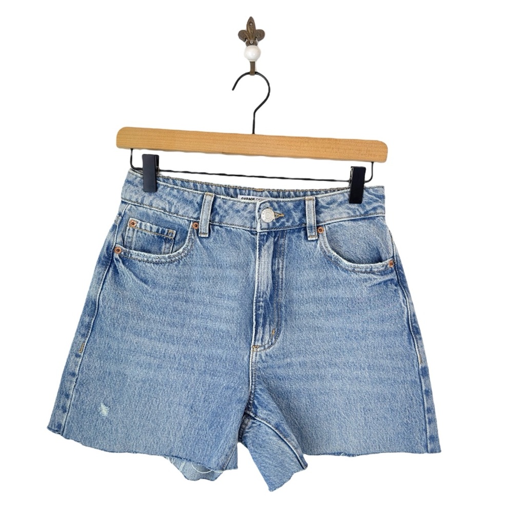 Garage Denim Jambe Large Wide‎ Leg Denim Shorts Size 25